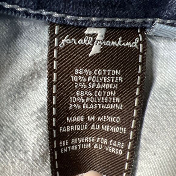 7 For All Mankind Austyn Jeans Mens 32x31 Blue Relaxed Straight Fit READ - Picture 7 of 11